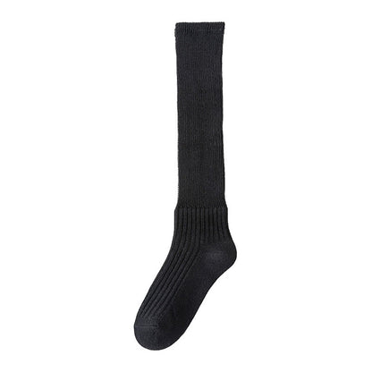 Solid Color Stylish Slouch Socks(3 Pairs) - image 13