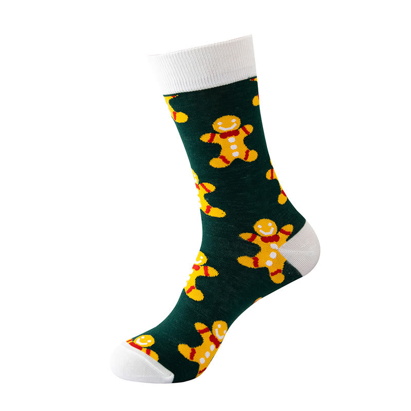 Christmas Unisex Cozy Crew Socks(5 Pairs) - image 2