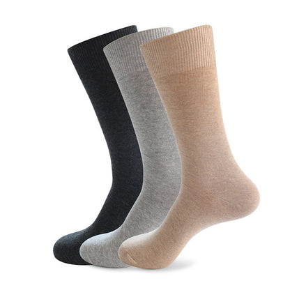 Durable Solid Crew Socks(7 Pairs) - image 0
