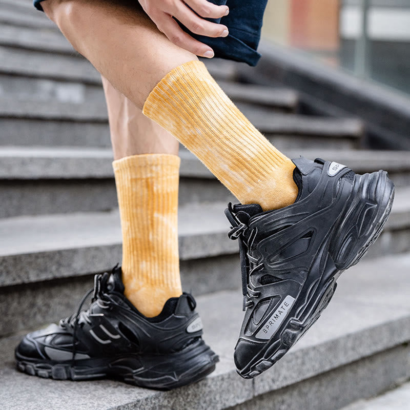 Tie-dye Crew Socks(5 Pairs) - image 3