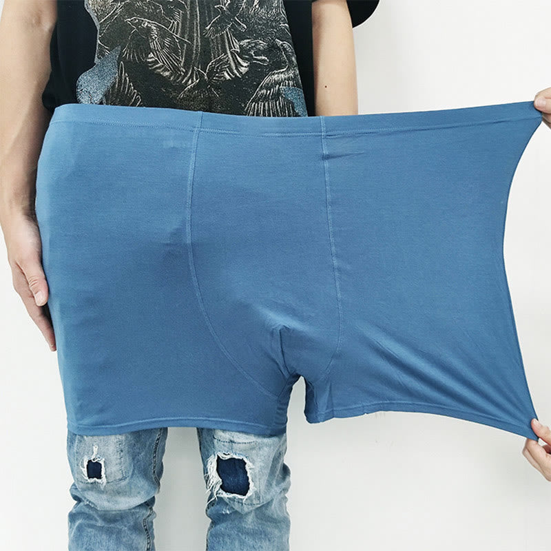 Plus Size High-Waisted Modal Boxer Briefs(1 Pair) - image 2
