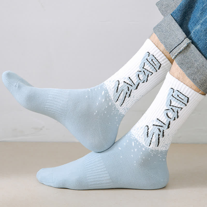 Trendy Crew Socks(5 Pairs) - image 11