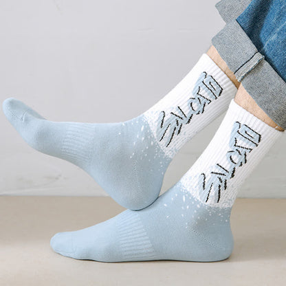 Trendy Crew Socks(5 Pairs) - image 11