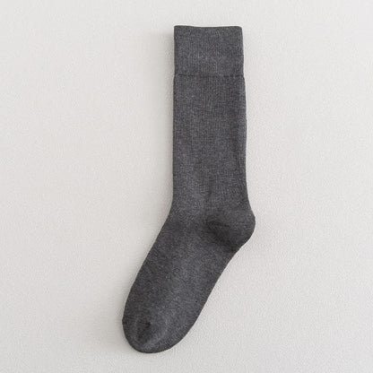 Soft Durable Crew Socks(8 Pairs) - Dark Grey - EU35-39(US4.5-8) - image 14