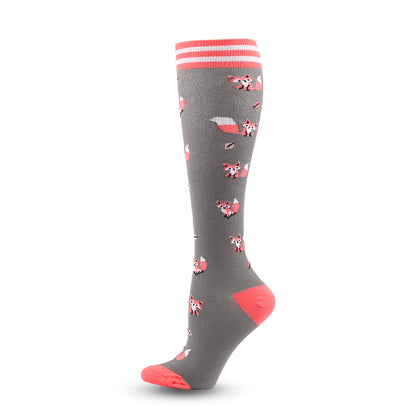 Cute Panda Pattern Compression Socks(6 Pairs) - image 4