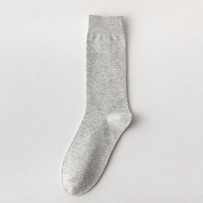 Soft Durable Crew Socks(8 Pairs) - Grey - EU35-39(US4.5-8) - image 12