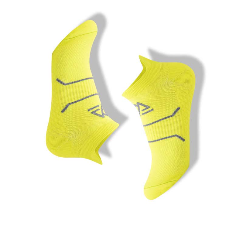 Plus Size Athletic Cushioned Ankle Compression Socks(7 Pairs) - Yellow - EU40-45(US 8-12) - image 11