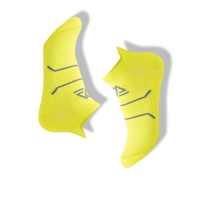 Plus Size Athletic Cushioned Ankle Compression Socks(7 Pairs) - Yellow - EU40-45(US 8-12) - image 11