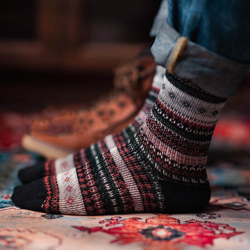 Retro Soft Cotton Quarter Socks(10 Pairs) - image 1