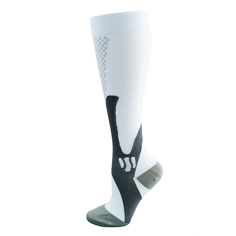 Colorful Stripe Compression Socks(3 Pairs) - image 6