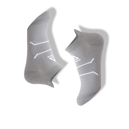 Plus Size Athletic Cushioned Ankle Compression Socks(7 Pairs) - Grey - EU40-45(US 8-12) - image 14
