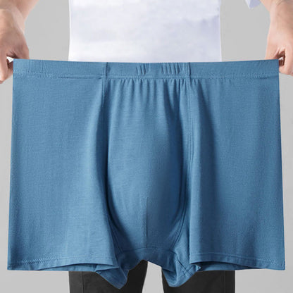 Plus Size High-Waisted Modal Boxer Briefs(1 Pair)