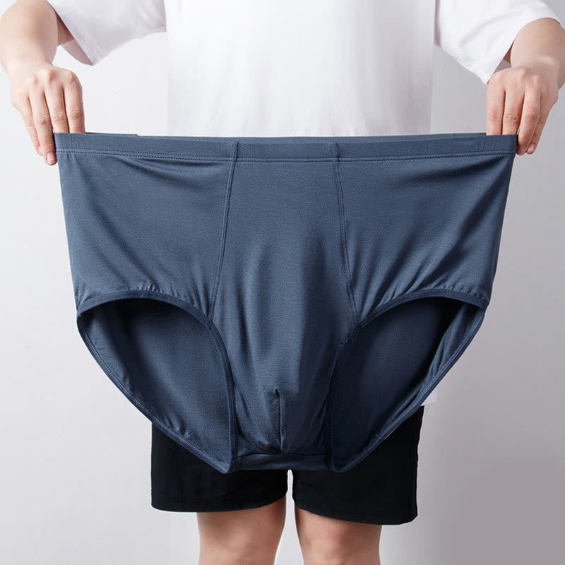 Plus Size High-Waisted Hip Briefs(1 Pair)