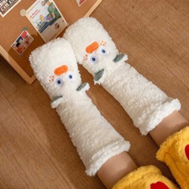 Cozy Duck Plush Tall Lounge Slipper Socks - A - EU35-42(US2-8) - image 0