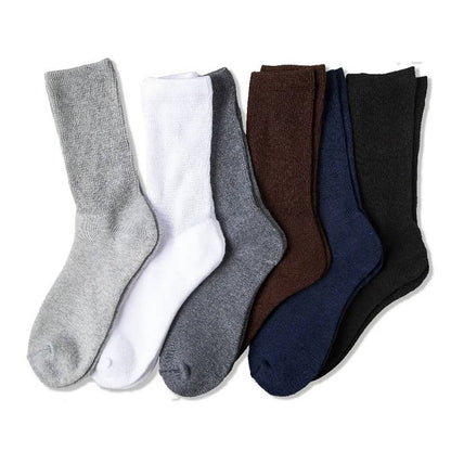 Breathable Ribbed Crew Socks(3 Pairs) - image 7