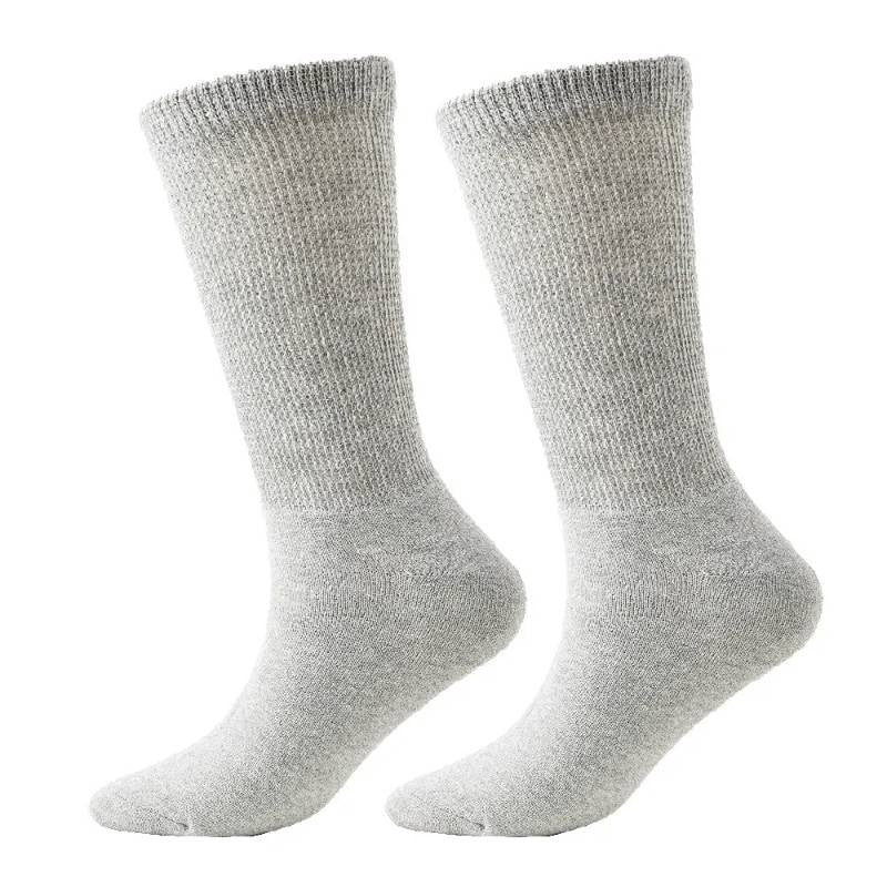 Breathable Ribbed Crew Socks(3 Pairs) - image 4