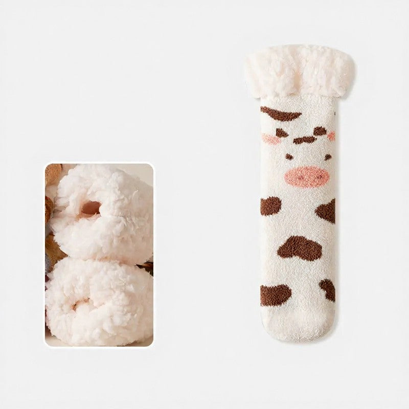 Cozy Bear Home Slipper Socks - image 4