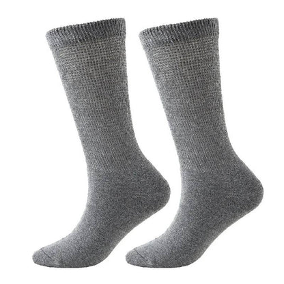 Breathable Ribbed Crew Socks(3 Pairs) - Dark Grey - EU37-44(US4-10) - image 3