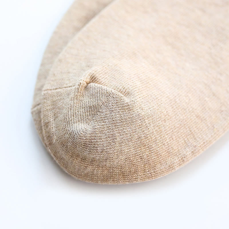 Durable Solid Crew Socks(7 Pairs) - image 5