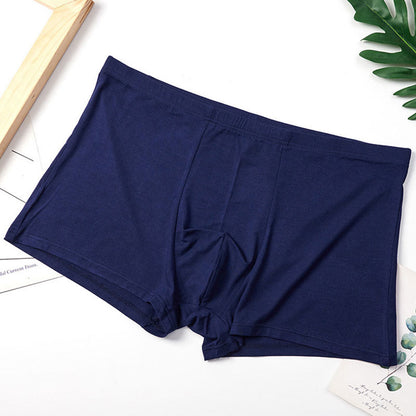 Plus Size High-Elastic Boxer Briefs(1 Pair) - Royal Blue - 10XL - image 8