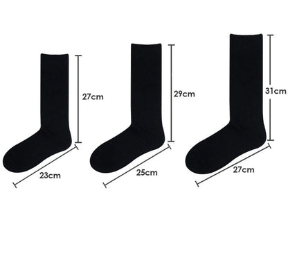 Solid Stripes Crew Socks(3 Pairs) - image 4