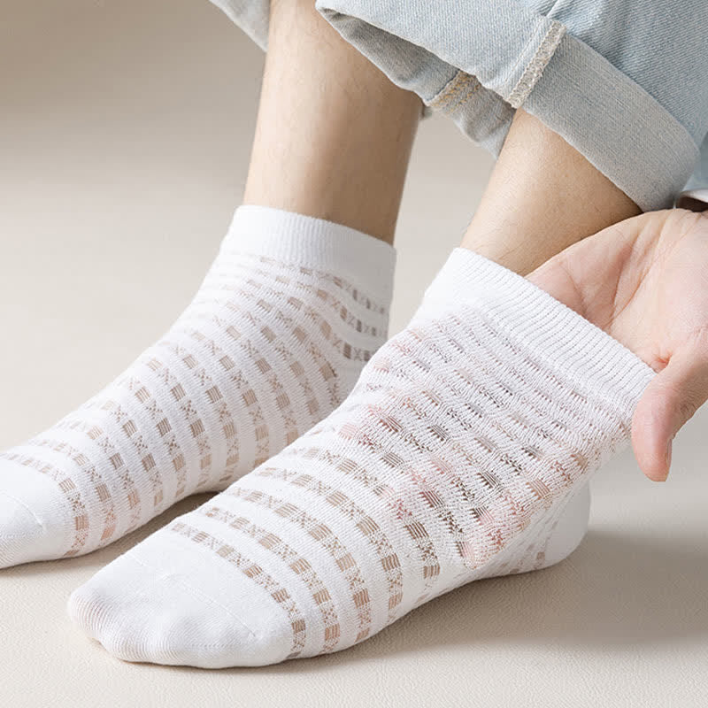 Hollow Mesh Ankle Socks(7 Pairs) - image 2
