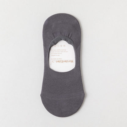 Plus Size Mesh Elasticity No Show Socks(5 Pairs)