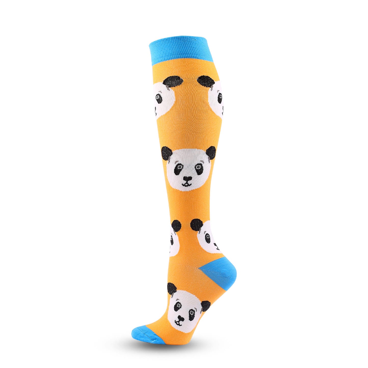 Cute Panda Pattern Compression Socks(6 Pairs) - image 2