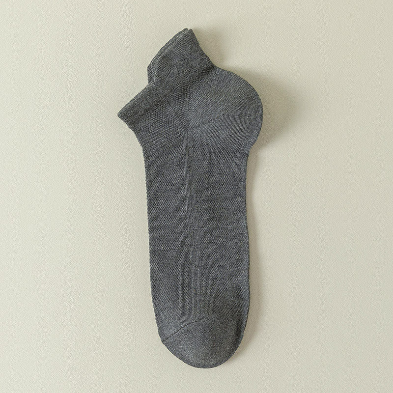 Plus Size Mesh Breathable Ankle Socks(7 Pairs)