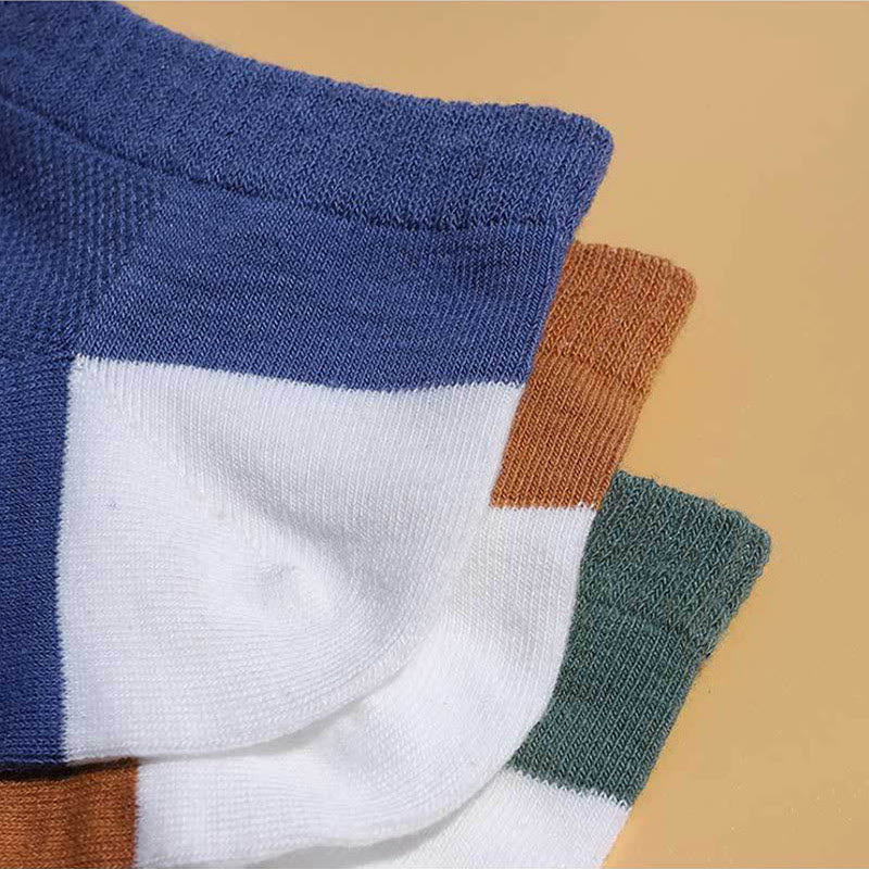 Letter Mesh Ankle Socks(5 Pairs) - image 9