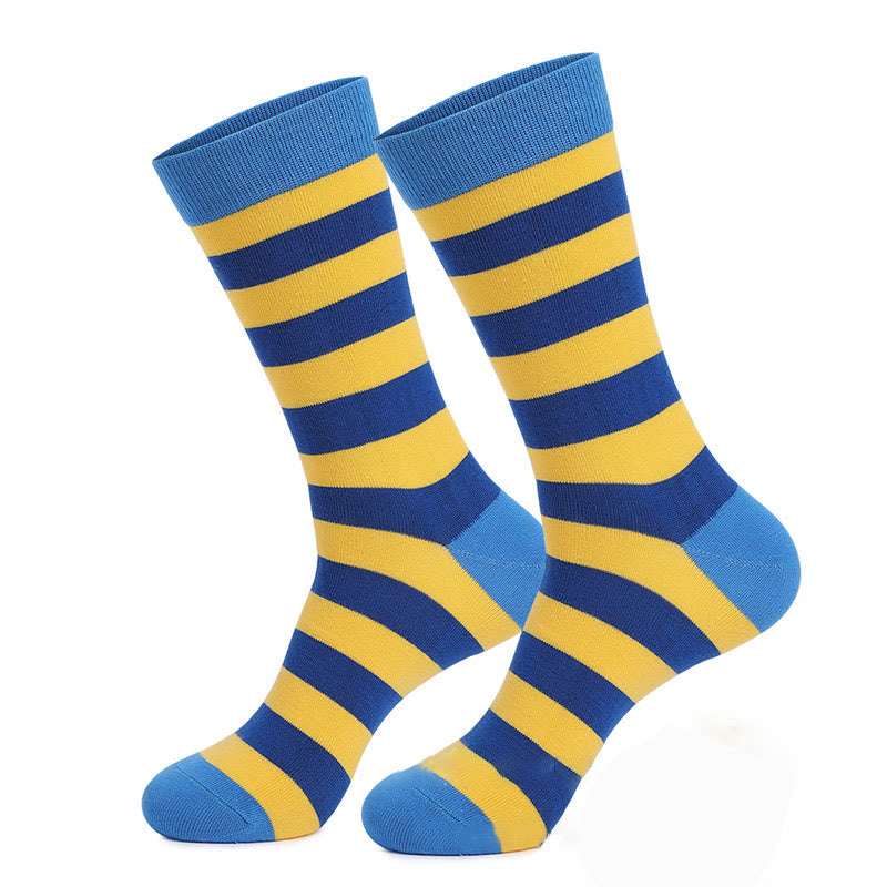 Pattern Funny Casual Crew Socks(5 Pairs)