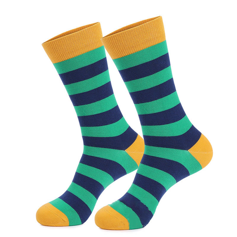 Pattern Funny Casual Crew Socks(5 Pairs)