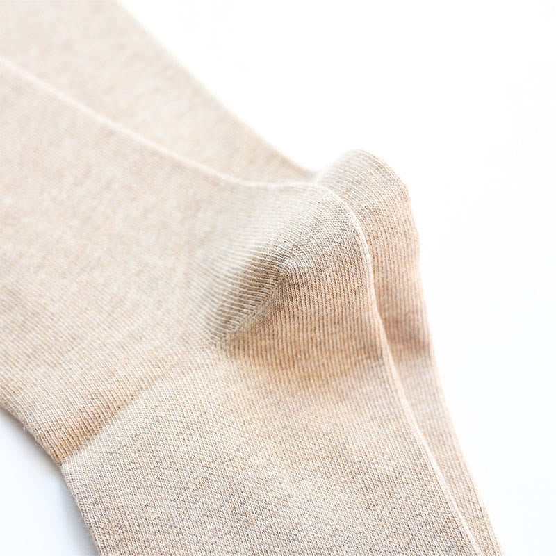 Durable Solid Crew Socks(7 Pairs) - image 6