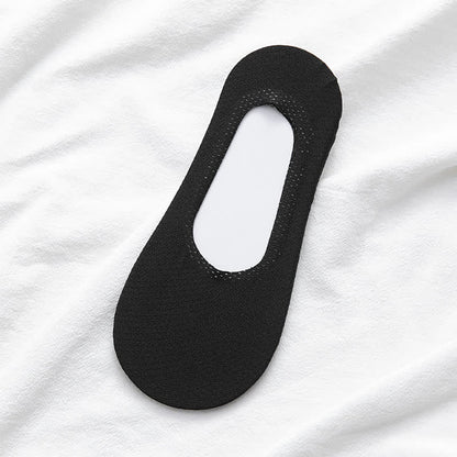 Anti-Slip No Show Socks(5 Pairs) - Black - EU39-43(US8-11) - image 14