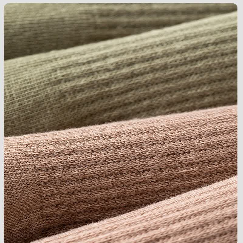Solid Comfy Quarter Socks(6 Pairs) - image 10