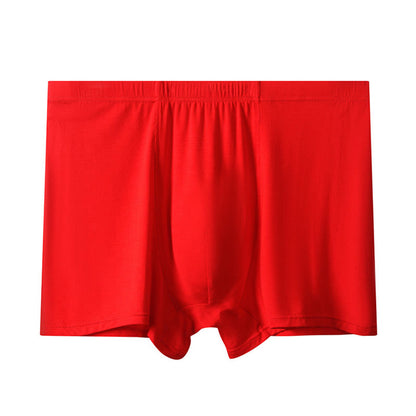 Plus Size High-Waisted Modal Boxer Briefs(1 Pair)