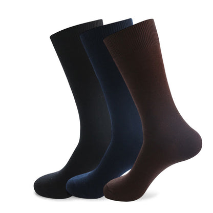 Durable Solid Crew Socks(7 Pairs) - image 3