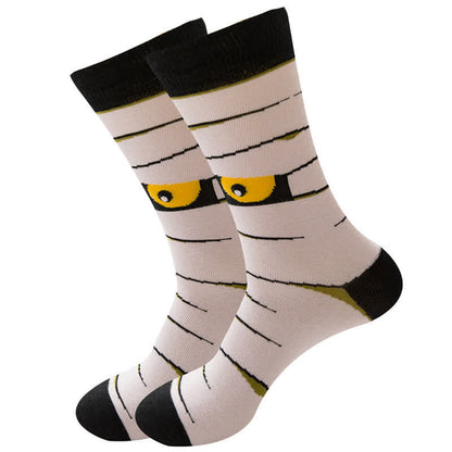  Halloween Holiday Cotton Fashion Crew Socks(5 Pairs) - image 1