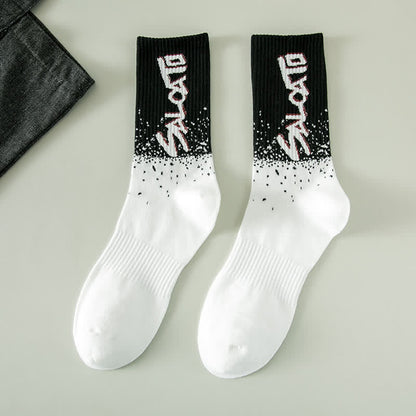 Trendy Crew Socks(5 Pairs) - White - EU36-41(US4-8) - image 15