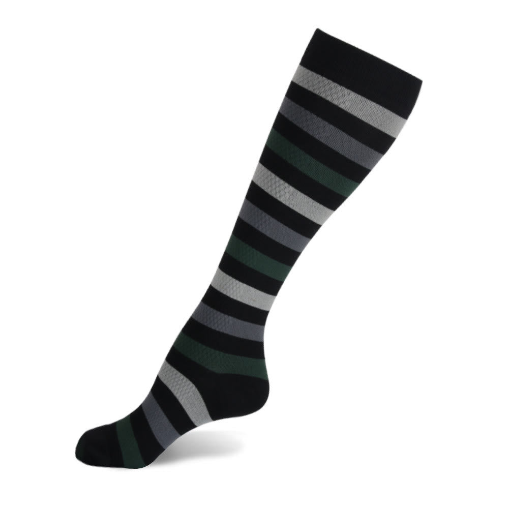 Striped Series Casual Compression Socks(6 Pairs) - image 8