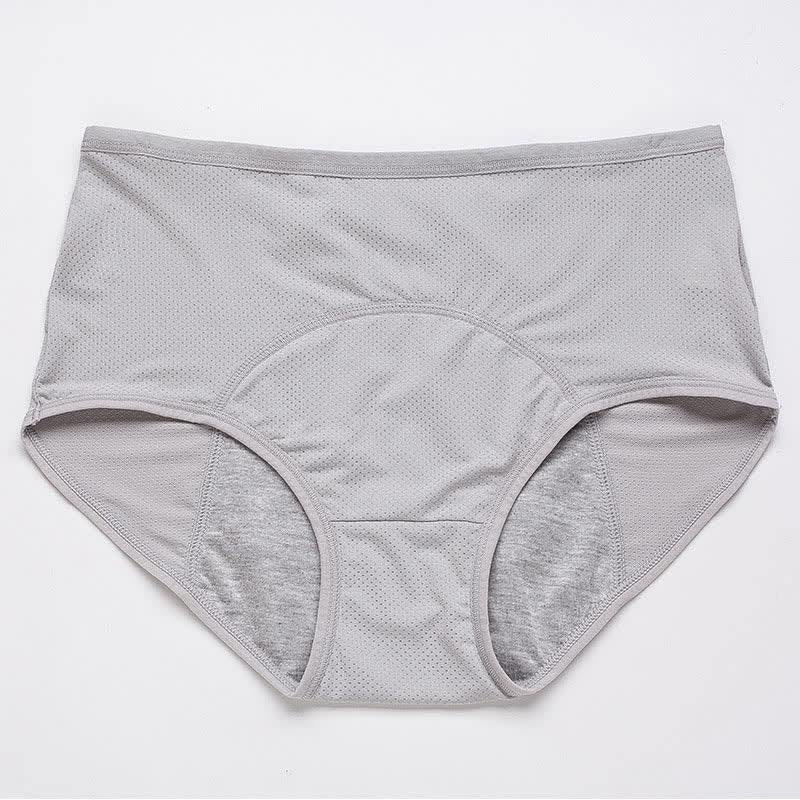 Period Leak Protection Panty(5 Pairs) - Grey - 8XL - image 20