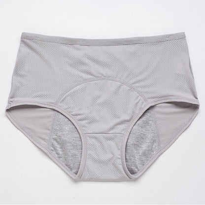Period Leak Protection Panty(5 Pairs) - Grey - 8XL - image 20