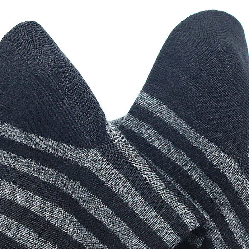 Grey Striped Crew Socks(5 Pairs) - image 3