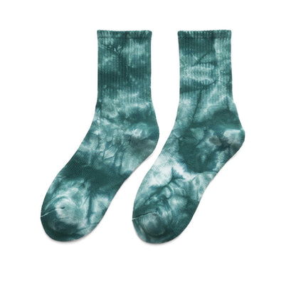 Tie-dye Colorful Quarter Socks(4 Pairs) - image 12