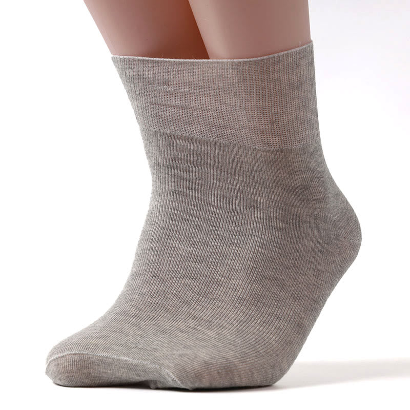 Non Binding Quarter Socks Bundle - 45-50 - Light Gray - 5 Pairs - image 11