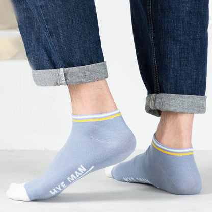 Wide Calf Letter Pattern Cotton Socks(3 Pairs) - image 3