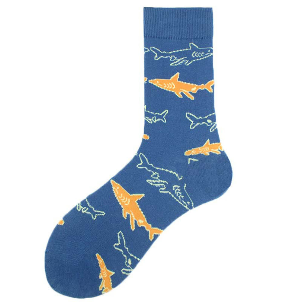 Undersea Shark Crew Socks(5 Pairs) - image 6