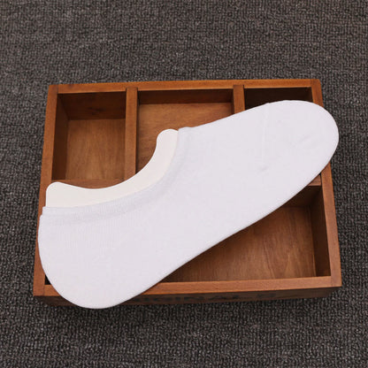 Cotton Comfort No Show Socks(6 Pairs) - 42-48 - White - image 4