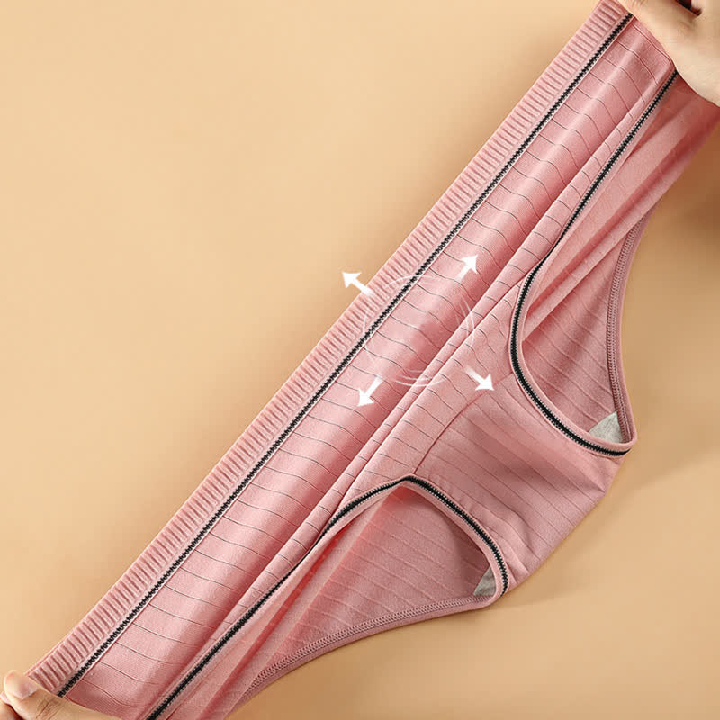 Plus Size Low Rise Cotton Panty(5 Pairs)
