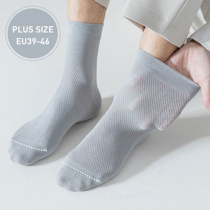 Multicolor Mesh Quarter Socks(5 Pairs) - image 1